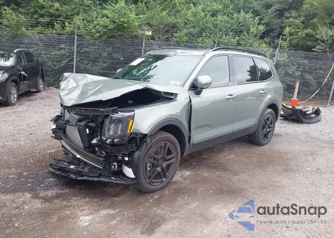 2025 Kia Telluride Ex X-Line из США, поврежденный, VIN 5XYP3DGC4SG636978